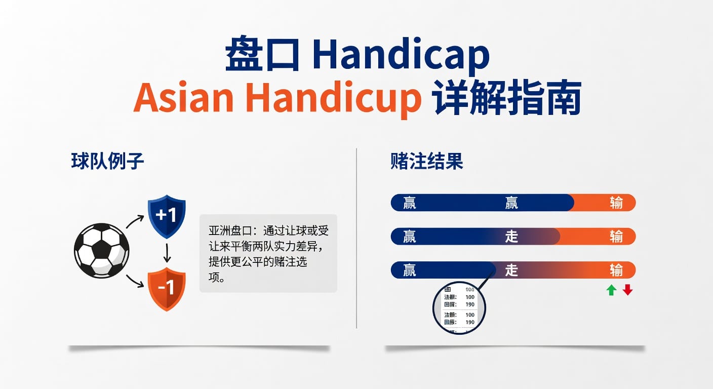 盘口 Handicap Asian Handicap 详解2026赛事指南