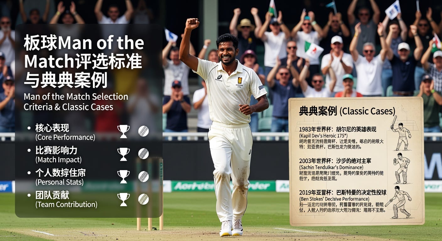 Man of the Match评选标准与2026年最新案例